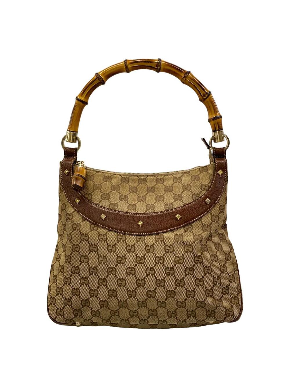 Gucci Beige Jacquard Leather Handbag #373458G77B